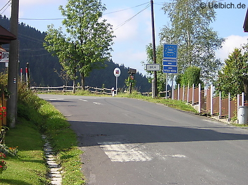 Grenze Tchechien - Slowakei bei Bila