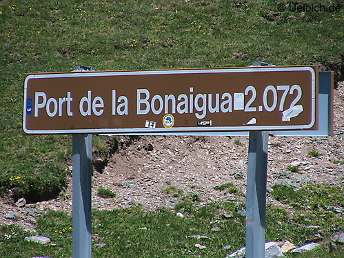 Port de la Bonaigua 2072 m