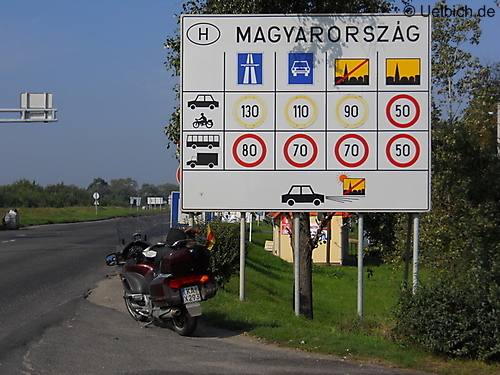 Grenze Rumänien - Ungarn